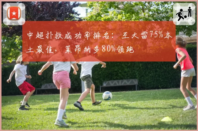 中超扑救成功率排名：王大雷75%本土最佳，莱昂纳多80%领跑